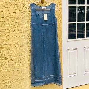 Gorgeous Armani powder blue silk dress NWT